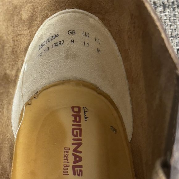 Clarks Originals Desert Boot Beeswax Leather Laceup Chukka Crepe Sole Men 11 EUC main image 7